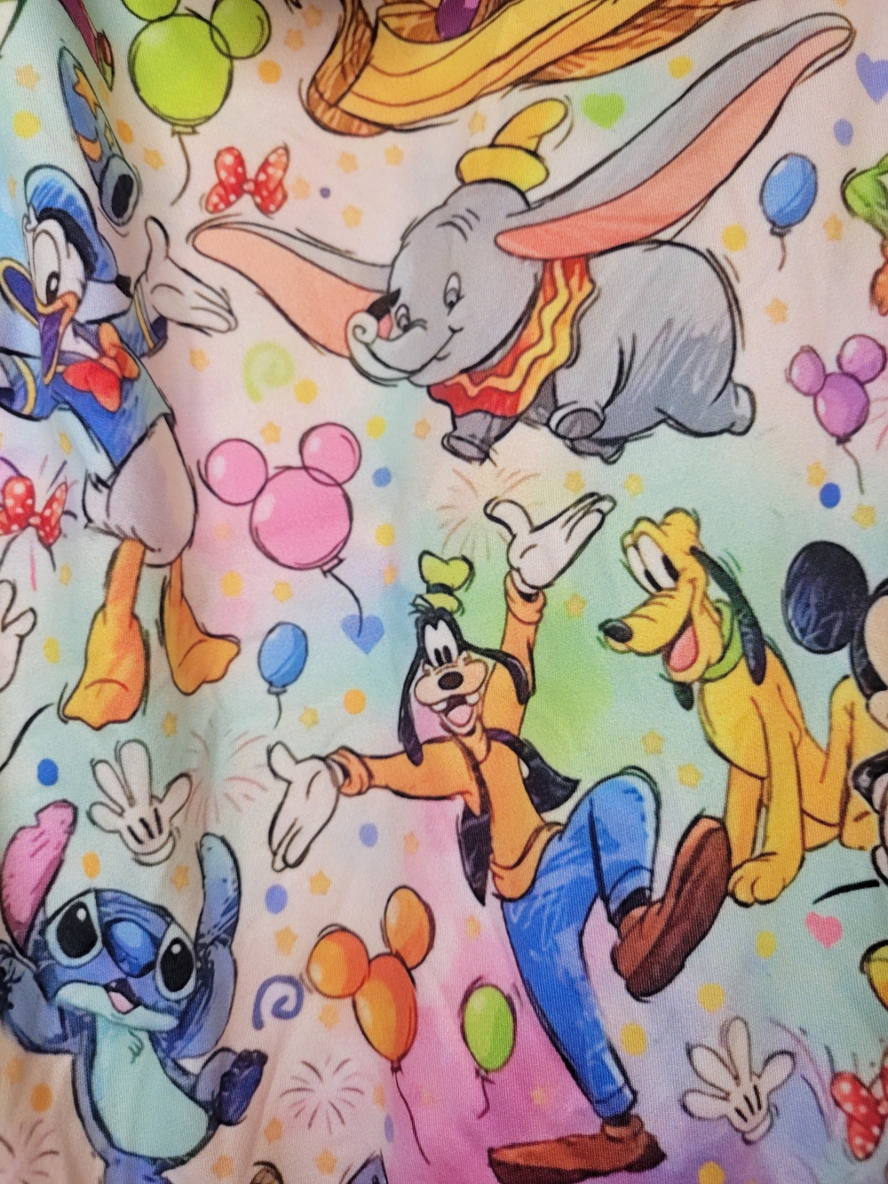 Boutique Multicolor Disney Themed Character Hoodie - Black Pocket - Picture 7 of 8